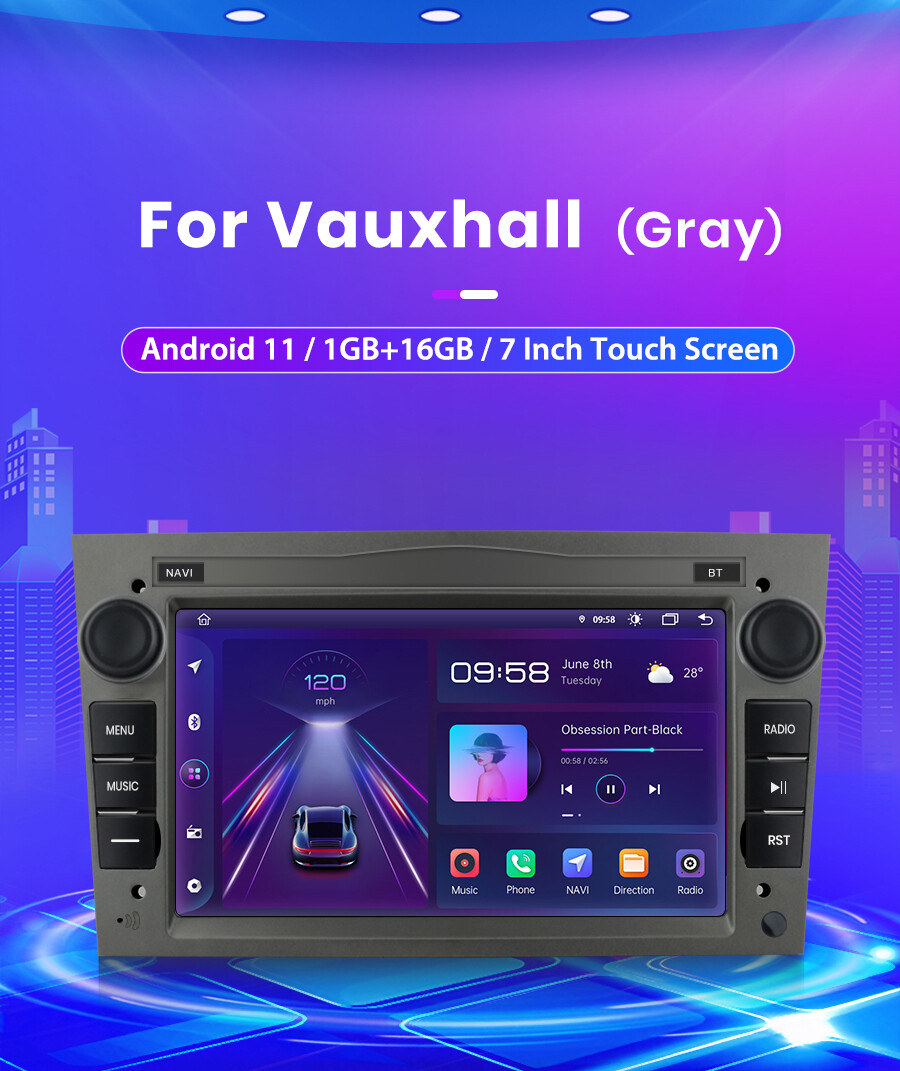 7" Android 12 Car Radio Stereo GPS Apple Carplay For Opel Vauxhall
