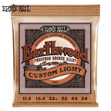 Ernie Ball 2145 Earthwood Custom Light Acoustic Guitar Strings 11.5-54