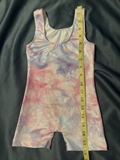 Girls Gymnastics Dance Leotard Size 90 Multi Colors Moon Butterfly Small