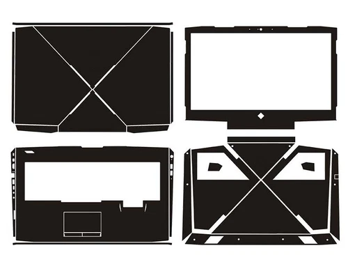 Carbon fiber Laptop Sticker Decal Skin Cover Guard for HP Omen 17-an101na 17.3"