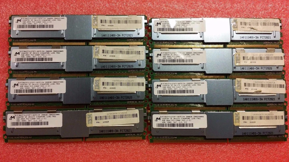 32GB 8x4GB  Ram Kit FOR HP WORKSTATION XW6400 XW6600 XW8400 XW8600 1 year warran - Image 3 of 4