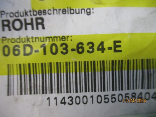 Original VW SKODA SEAT Rohr / Schlauch 06D103634E (ÖLM4) - Picture 3 of 3