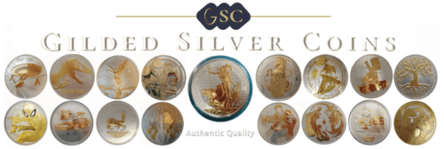 2017 24k Gilded Silver Phoenix and Dragon 1Oz .999 Edition - Bild 4 von 4