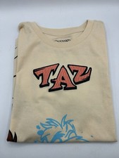 Looney Tunes Tasmanian Devil Taz Graphic T-shirt Embroidered  Kids Size 8