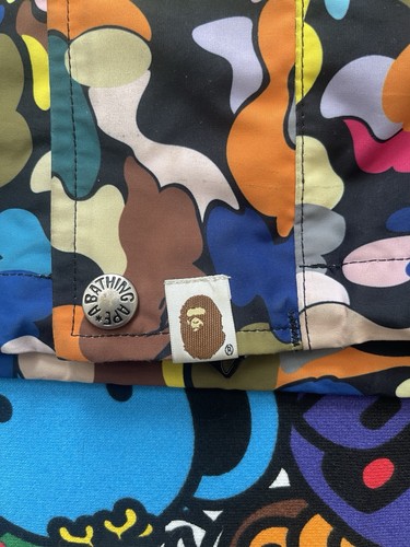 A Bathing Ape Black Multi Camo Snowboarding Shark Jacket - Picture 9 of 17