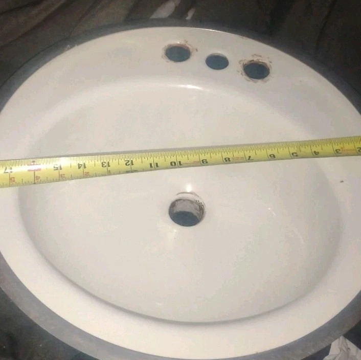 De colección MCM KOHLER HIERRO FUNDIDO/CERÁMICA (18 IN de diámetro) 6,5 lavabo dpth ¡Fregadero DROP!! Foto 4 de 4