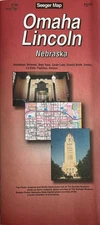 New OMAHA - LINCOLN NEBRASKA ROAD MAP   City/Highway Tour  AAA/SEEGER $2.25 Ship