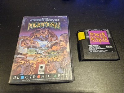 PowerMonger Sega Megadrive boxed