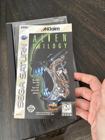 Sega Saturn Game Alien Trilogy CIB Complete In Box 