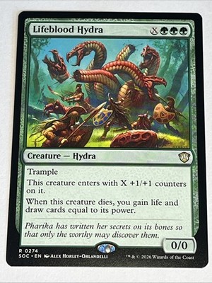 Lifeblood Hydra - 274 - SOC - Near Mint - MTG