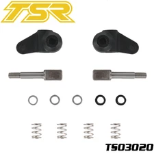 Team Saxo TS03020 Steering Arm Set GK-200 RC Go Kart Parts Axles Spindles