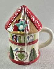 WORLD MARKET Cuckoo Clock Ceramic Mug Holiday Christmas Gift