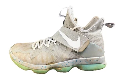 Nike™ Lebron XIV Marty Mcfly Mag Basketball Shoes 852405-005 Men Sz 9.5 M ~ FAIR - Photo 1/4