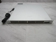 Cisco Meraki MS250-48FP-HW Gigabit Ethernet PoE UNCLAIMED Switch with 1x PSU