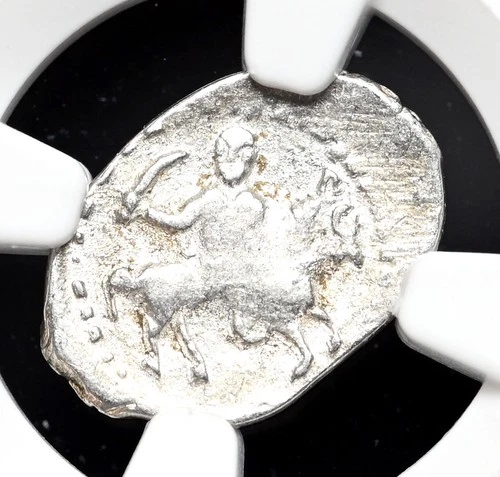 RUSSIA. Ivan IV "The Terrible", 1533-1584. Silver Kopek, Sword type, NGC XF45
