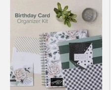 Stampin UP Perpetual Birthday card kit and pocket organizer
