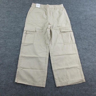 Cotton On Pants Mens 32 Beige Axel Super Baggy Cargo Wide Leg 34x28* NWT
