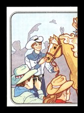 1983 Panini Barbie Sticker Card 25 Horse Loving BXCP14