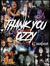 Ozzy Osbourne Sticker Die Cut Laminated