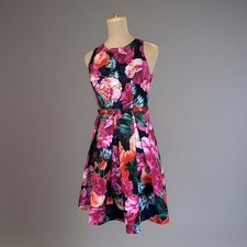 Eliza j Floral Dress | Fit And Flare | NWT | Garden Party | Gossip Girl | Pink