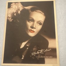 VINTAGE 1937 Marlene Dietrich ANGEL Movie Herald Loews Warfield Emporium SF