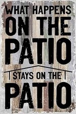 Funny Sarcastic Bar What Happens Tin Metal Signs Home D cor 8x12