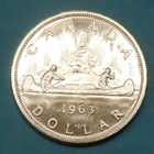 1963 Canada Silver Dollar - Uncirculated