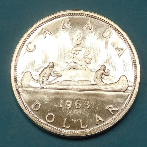 1963 Canada Silver Dollar - Uncirculated