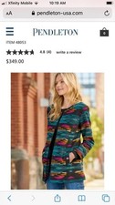 PENDLETON WOMEN'S WOOL JACKET SIZE SMALL
