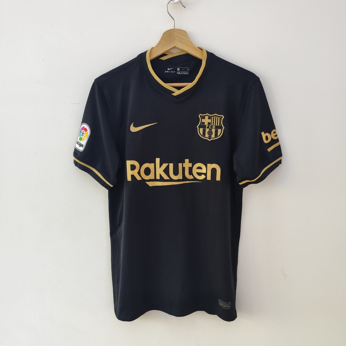 Soccer Barcelona Black Gold Jersey FC Barcelona 20/21 #10 MESSI