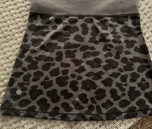 Lululemon Meshed Up Tank Mini Pop Stripe Heathered Slate Black Top Size 6 - Picture 5 of 12