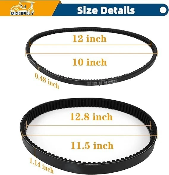 Reemplazo de correa de generador de accionamiento y arranque para carro de golf para Yamaha G2, G5, G8, G... Foto 4 de 4