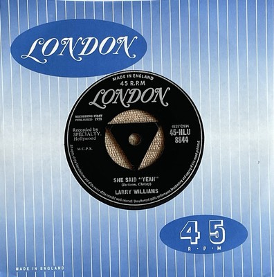 LARRY WILLIAMS  She Said  Yeah /Bad Boy  London Tri Centre 45