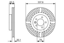 Disque de frein Rover 111