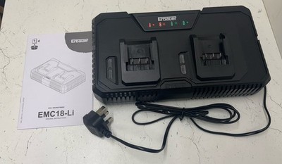 Erbauer EMC18-Li 18V Ext Multiport Dual Akku Ladegerät