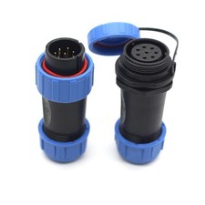 SP21 2Pin-12Pin Waterproof Panel Mount Industrial Electrical Cable Wire Conne...