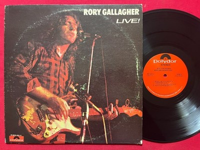 RORY GALLAGHER ~LIVE! LP (1972) ORIG PRESS BLUES ROCK POLYDOR PD-5513
