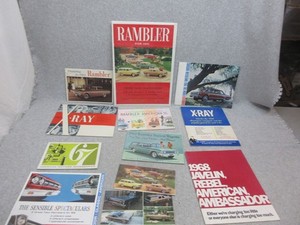 1960's RAMBLER Dealer Showroom Sales Brochure Literature AMERICAN MOTORS 30 Diff
