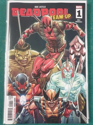 Deadpool Team-Up 1 - 5 Marvel 2024 Complete Series Set Rob Liefeld