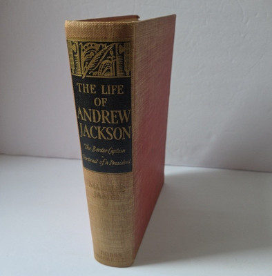 The Life of Andrew Jackson by Marquis James Hardcover HC VTG 1938  VERY GOOD +