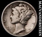 1928-D Silver Mercury Dime - Scarce  Better Date  No Reserve  #i4737