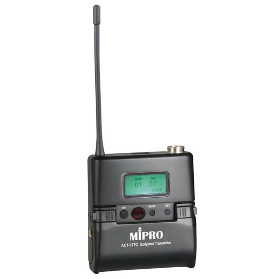 Mipro ACT-32TC drahtlos Taschensender aufladbar mit MJ-70 Stummschalter - Bild 2 von 4