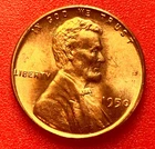 1950-P Lincoln Wheat Cent Penny GEM RED BU From an Original Bank Roll