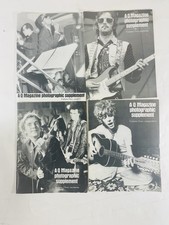 Q Magazine vintage Supplement 1989 x4 Pop/rock UK Photos