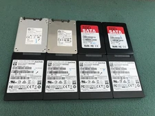 (Lot of 8) Mixed Brand 128GB 2.5" SATA SSD Solid State Drive - C1538