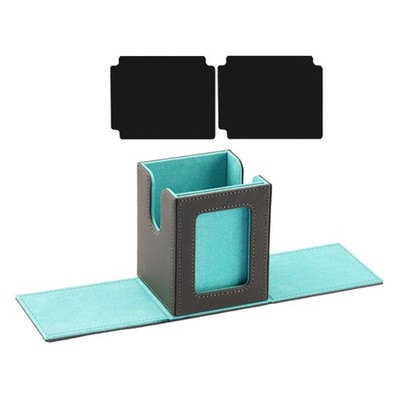 Karten Deck Box tragbar mit 2 Kartenteilern Sleeved Karten Halter Display