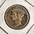 1938-S Mercury Silver Dime Full Date