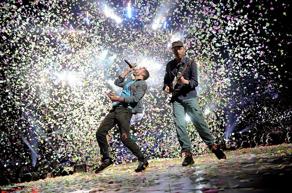 CONCERT-USED Coldplay Concert Confetti! - A Head Full of Dreams Tour - 2017 - KC - Image 4 of 4