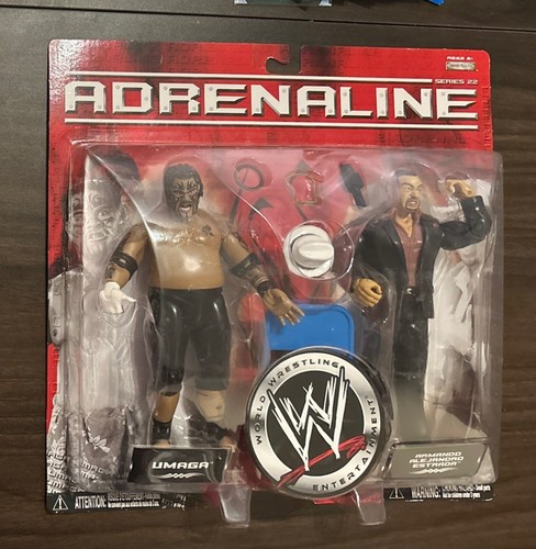 WWE Jakks UMAGA/ ARMANDO ALEJANDRO ESTRADA Adrenaline 2-Figure SET 2006