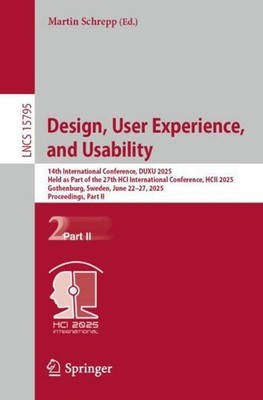 Design, User Experience, and Usability Martin Schrepp